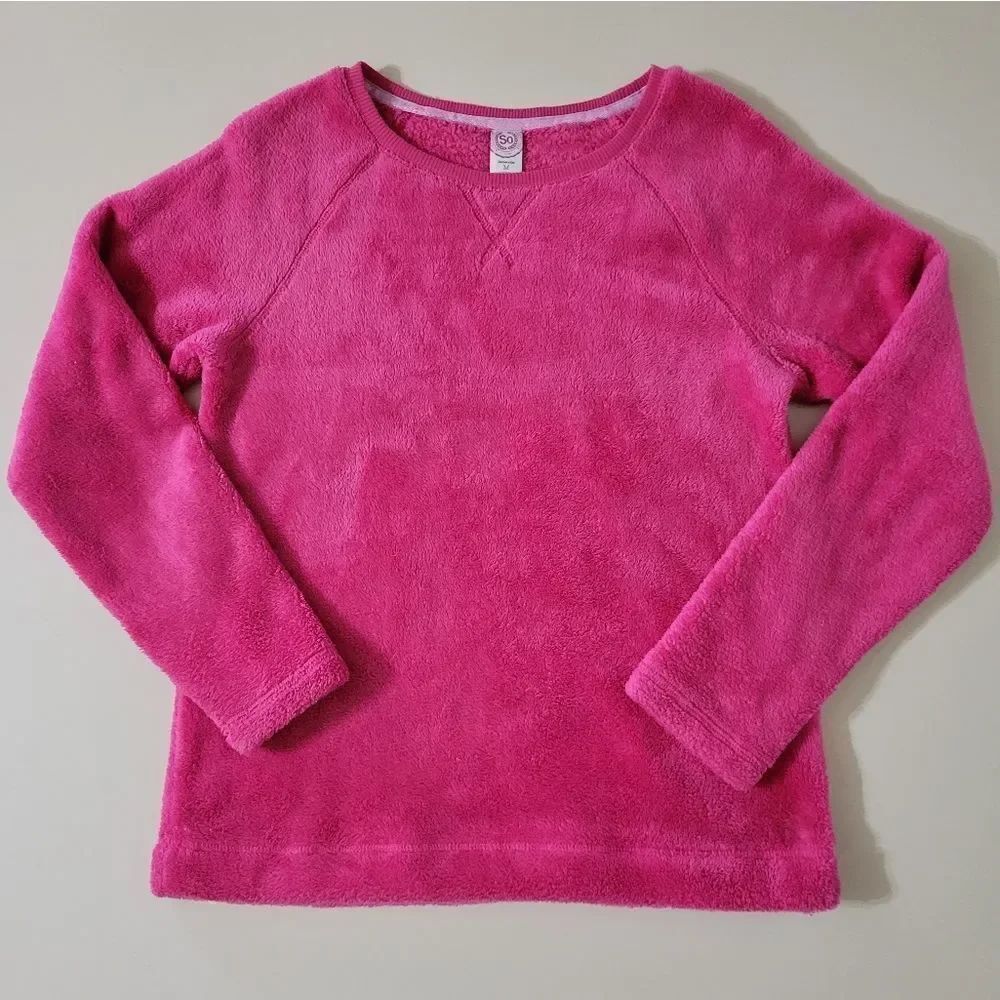 SO Women’s Minky Fleece Pink Long Sleeve Top